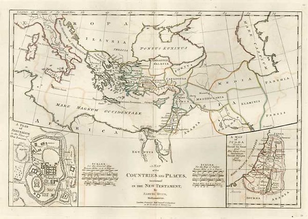 30-Europe, Mediterranean, Asia, Central Asia & Caucasus, Middle East and Holy Land Map By Samu