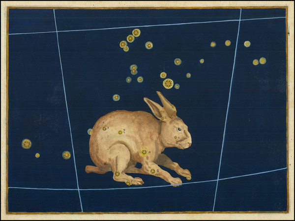 44-Celestial Maps Map By Johann Bayer