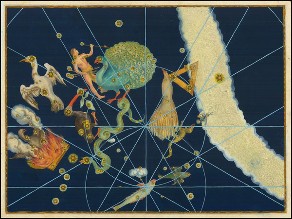 84-Celestial Maps Map By Johann Bayer