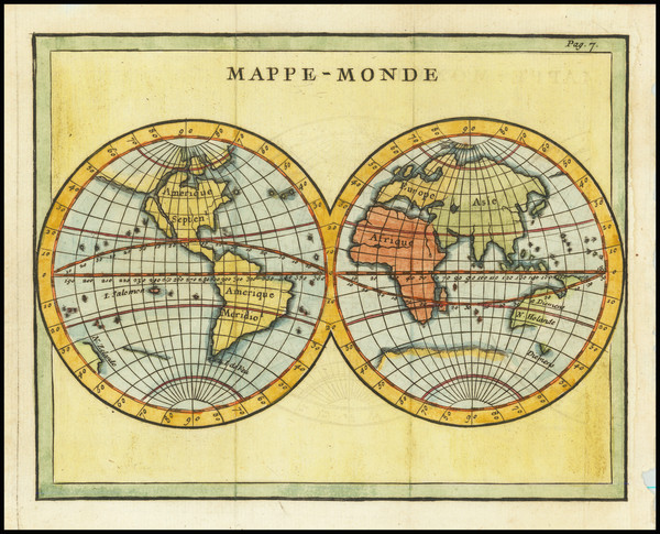 9-World and California as an Island Map By Anonymous