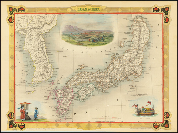 7-Japan and Korea Map By John Tallis