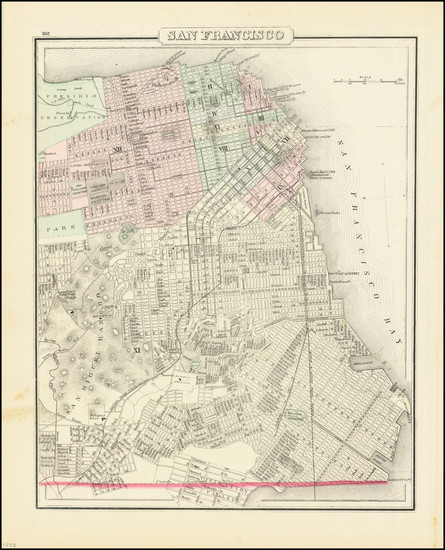 6-San Francisco & Bay Area Map By O.W. Gray