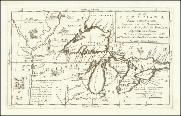 41-Midwest, Illinois, Michigan, Wisconsin, Canada and Western Canada Map By Vincenzo Maria Coronel