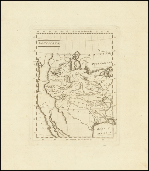 87-United States, Plains and Rocky Mountains Map By Mathew Carey