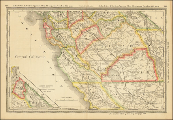 44-California Map By William Rand  &  Andrew McNally