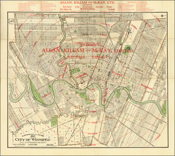 47-Western Canada Map By R.C. McPhillips