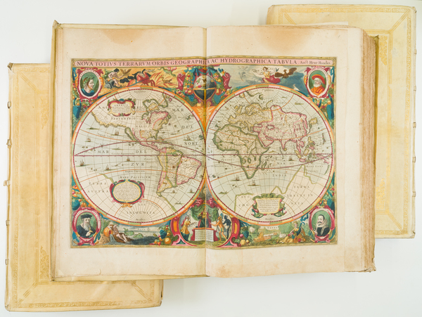 61-Atlases Map By Henricus Hondius