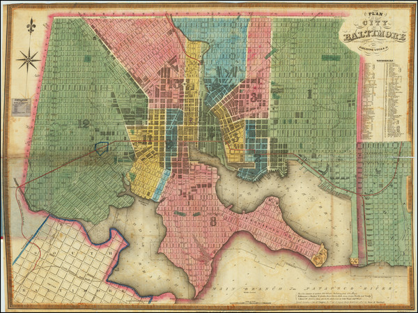 45-Maryland Map By Fielding Lucas Jr.