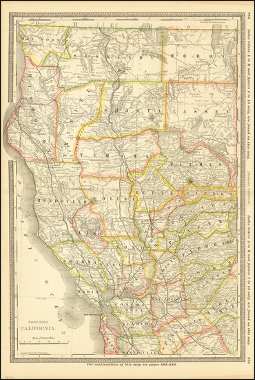 47-California Map By William Rand  &  Andrew McNally