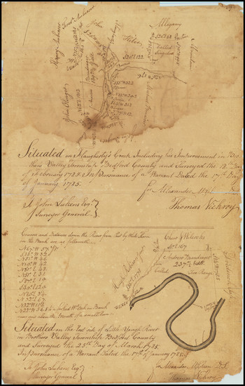 35-Pennsylvania Map By Thomas Vickroy