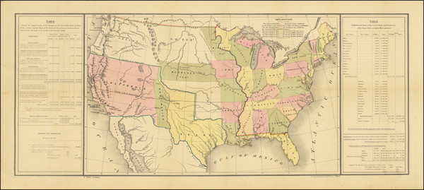 50-United States Map By E. Gilman