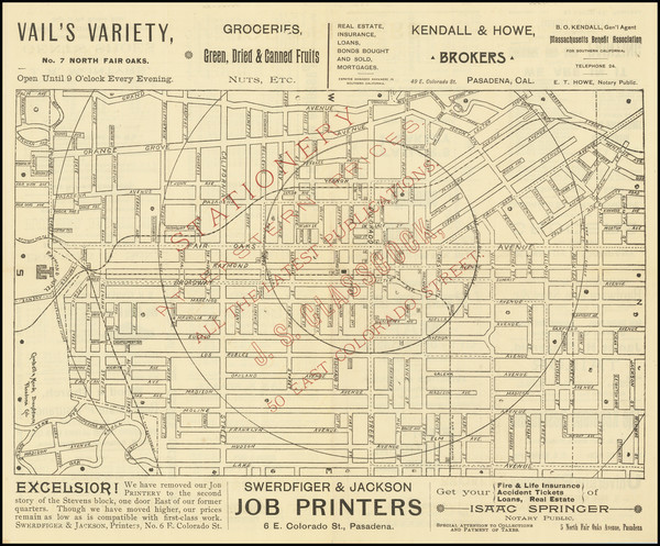 Homestead Map of Portion of Desert Areas of San Bernardino and Riverside  County Compiled by Homestead Supplies Inc. Desert Cottages . . . - Barry  Lawrence Ruderman Antique Maps Inc.