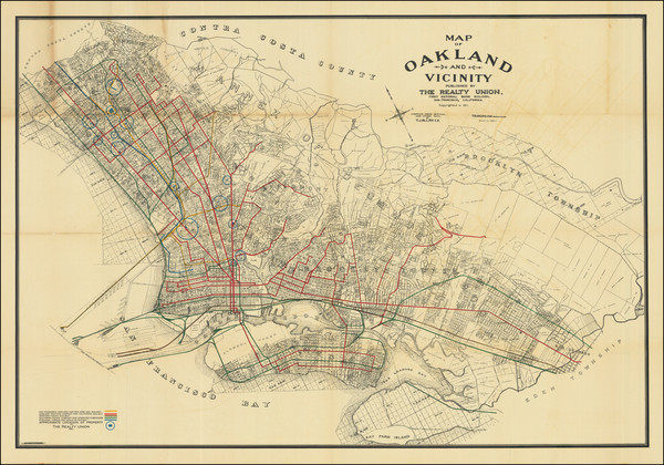 60-California and San Francisco & Bay Area Map By Woodward, Watson & Co.