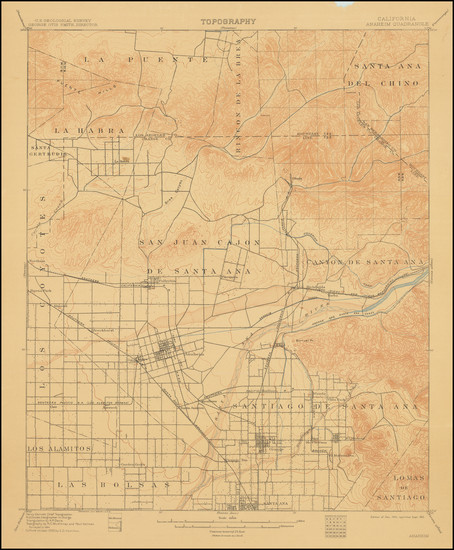 70-California Map By U.S. Geological Survey