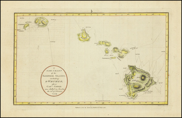 77-Hawaii and Hawaii Map By Harrison & Co.