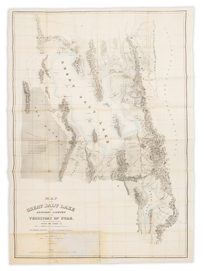 64-Kansas, Nebraska, Colorado, Utah, Colorado, Idaho, Utah and Wyoming Map By Howard Stansbury