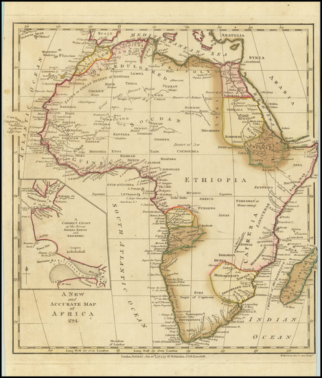 92-Africa Map By Robert Wilkinson