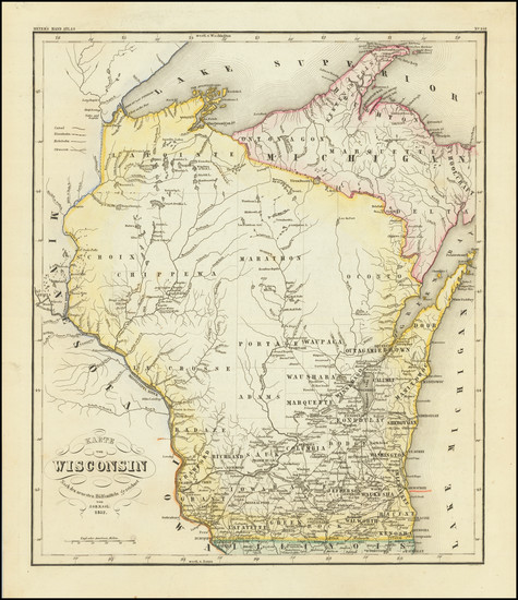 6-Wisconsin Map By Joseph Meyer