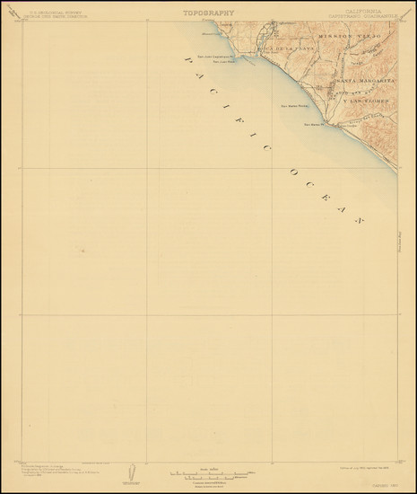 42-California Map By U.S. Geological Survey