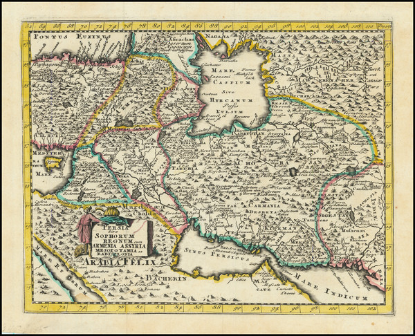 11-Central Asia & Caucasus and Turkey & Asia Minor Map By Philipp Clüver