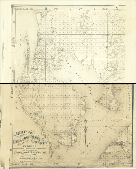 14-Florida Map By J. J. Treveres