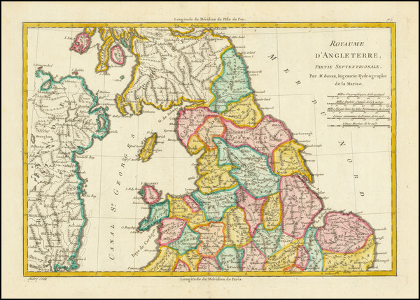 98-England Map By Rigobert Bonne