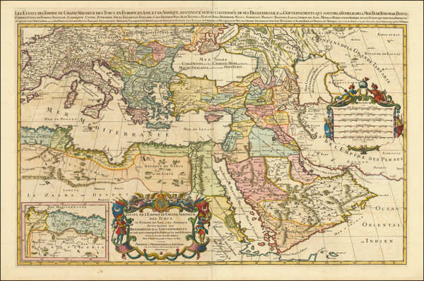 50-Turkey, Mediterranean, Middle East, Arabian Peninsula and Turkey & Asia Minor Map By Alexis