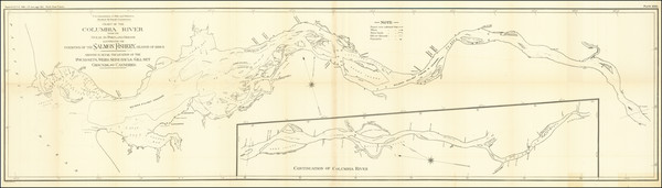 47-Oregon Map By U.S. Commissioin on Fish and Fisheries