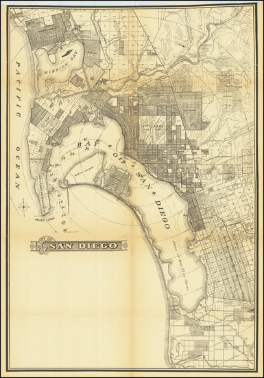 17-San Diego and Other California Cities Map By Anonymous