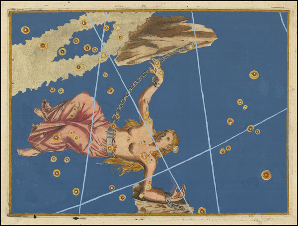 34-Celestial Maps Map By Johann Bayer