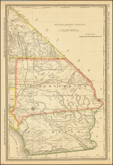 3-California and San Diego Map By Rand McNally & Company