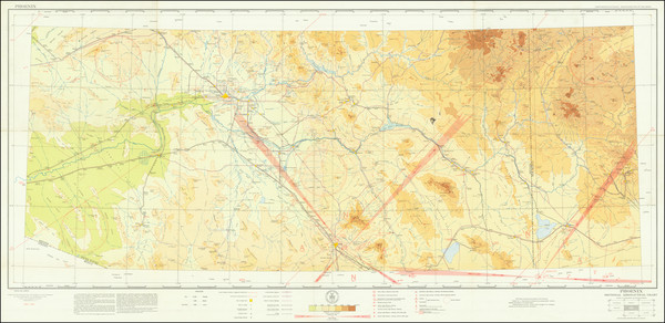 9-Arizona and New Mexico Map By U.S. Coast & Geodetic Survey