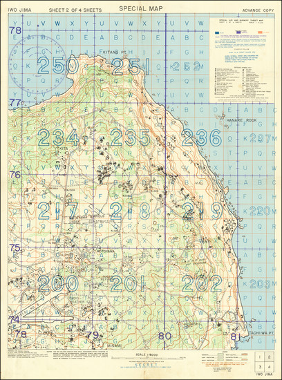 96-Other Pacific Islands and World War II Map By 64th Engineer Base Topographic Battalion