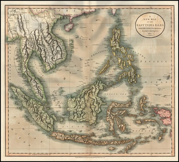 26-Southeast Asia and Philippines Map By John Cary