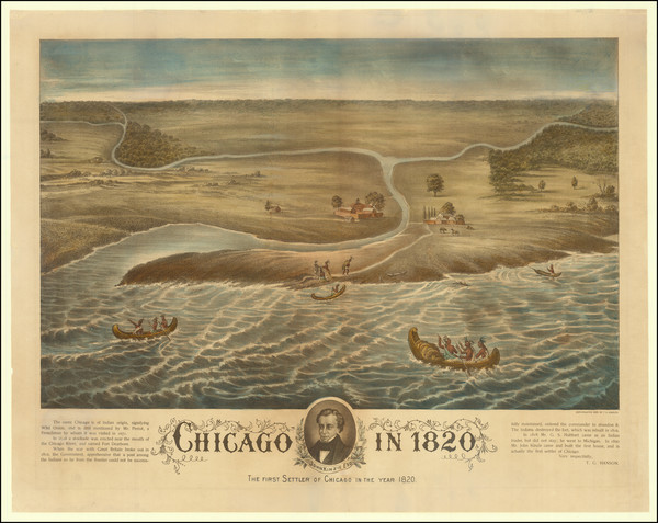 2-Chicago Map By T. G. Hanson