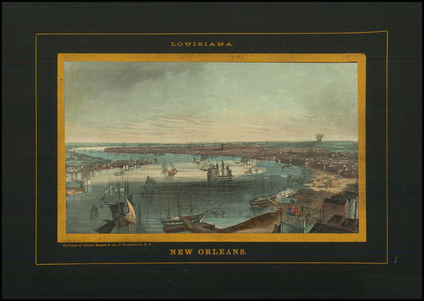 44-New Orleans Map By Charles Magnus