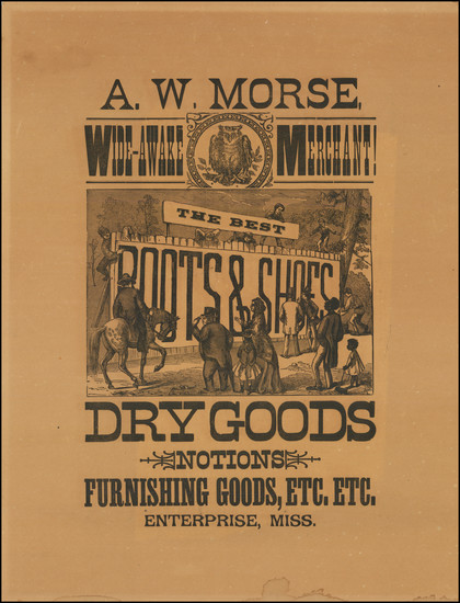 93-Mississippi, Portraits & People and Curiosities Map By A. W. Morse