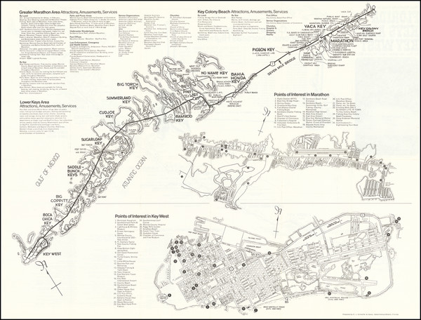 93-Florida Map By Monroe County Advertising Commission