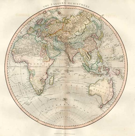 93-World, Eastern Hemisphere, Australia & Oceania, Australia and Oceania Map By John Cary