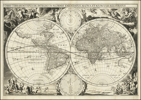 21-World Map By Cornelis II Danckerts