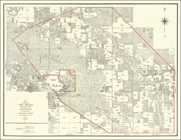 61-Wisconsin Map By U.S. Army Corps of Engineers