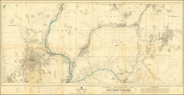 12-British Columbia Map By British Columbia Department of Land and Works