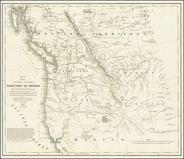 70-Rocky Mountains, Idaho, Montana, Wyoming, Pacific Northwest, Oregon and Washington Map By Washi