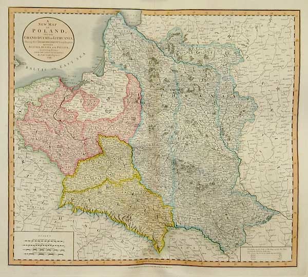 39-Europe, Poland, Russia, Balkans and Germany Map By John Cary