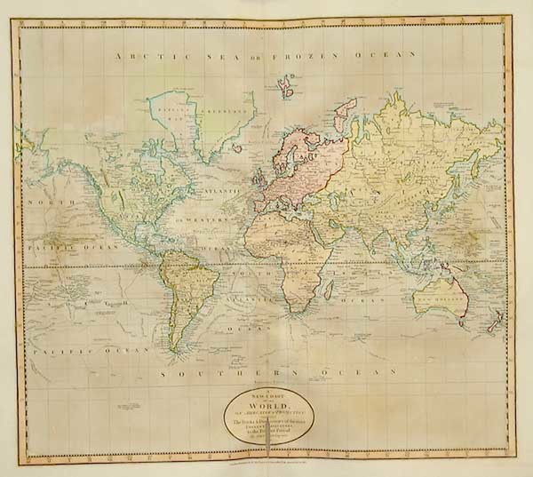 31-World and World Map By John Cary