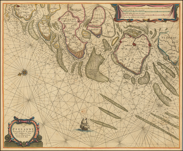 49-Netherlands Map By Pieter Goos