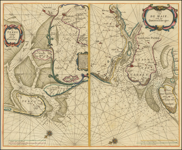 77-Netherlands Map By Pieter Goos