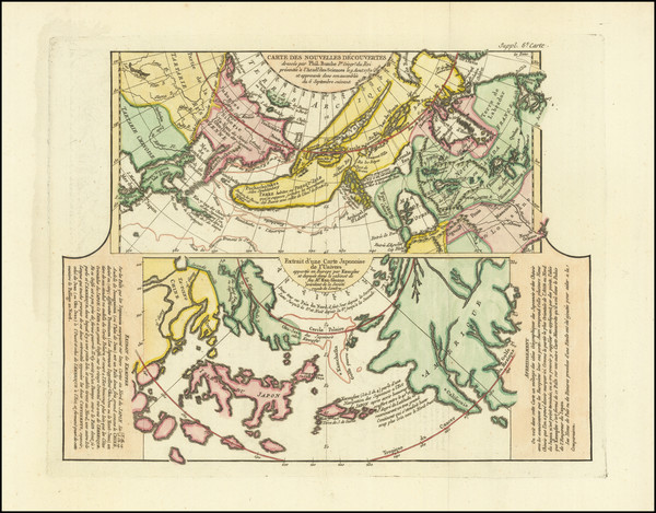 94-Alaska, Japan and Russia in Asia Map By Denis Diderot / Didier Robert de Vaugondy