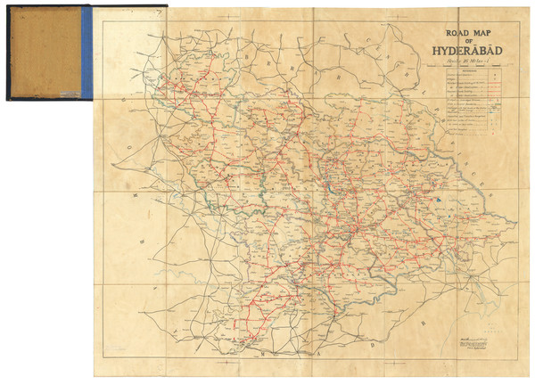 11-India Map By Government Central Press, Hyderabad