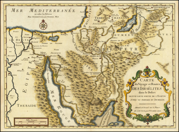 74-Holy Land and Egypt Map By P Starckman